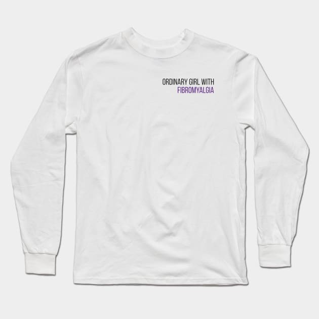 Fibromyalgia girl Long Sleeve T-Shirt by sovkadesign